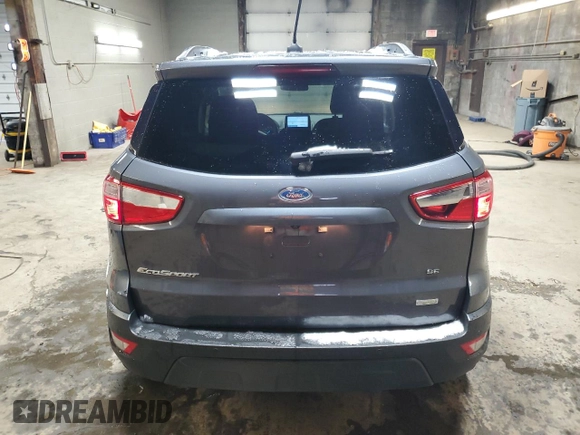 2020 Ford EcoSport SE z VIN MAJ3S2GE3LC352194, wystawiony jako Copart lot #83472914 z przebiegiem 27 283 mil mil oraz Nie do naprawy. Historia ofert i sprzedaży dostępna na DreamBid. Obrazek 6.