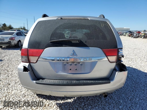 2011 Mitsubishi Endeavor LS with VIN 4A4JN2AS9BE031635, listed as a Copart auction lot 80525844 with 221,344 mi miles and Salvage Title. Bid and sale history available at carsss.com. Image 6.