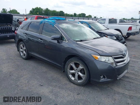 2013 Toyota Venza LE with VIN 4T3ZK3BB3DU058395, listed as a IAAI auction lot 42134595 with 148,440 mi miles. Bid and sale history available at carsss.com. Image 1.