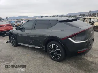 2023 Kia EV6 Wind with VIN KNDC34LA1P5105370, listed as a Copart auction lot 82355824 with 42,615 mi miles and Salvage Title. Bid and sale history available at carsss.com. Image 2.