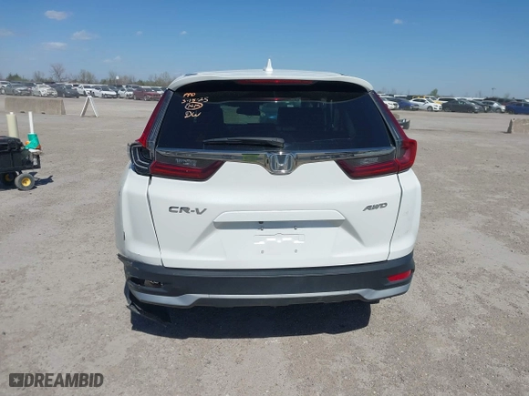 2022 Honda CR-V EX-L with VIN 2HKRW2H83NH642752, listed as a IAAI auction lot 41841418 with 54,119 mi miles. Bid and sale history available at carsss.com. Image 16.