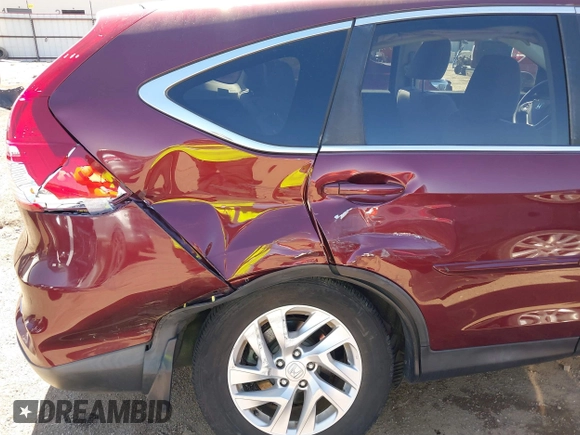 2015 Honda CR-V EX with VIN 2HKRM3H55FH534443, listed as a IAAI auction lot 41834703 with 119,325 mi miles and . Bid and sale history available at carsss.com. Image 6.
