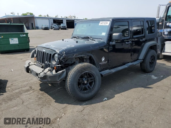 2008 Jeep Wrangler Unlimited X with VIN 1J4GB39118L505846, listed as a Copart auction lot 64015204 with 196,061 mi miles and Salvage Title. Bid and sale history available at DreamBid. Image 1.
