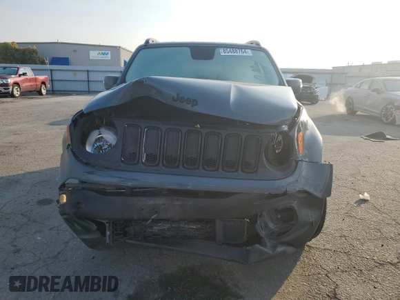 2017 Jeep Renegade Altitude with VIN ZACCJABH5HPE89956, listed as a Copart auction lot 85488764 with 111,872 mi miles and Salvage title. Bid and sale history available at DreamBid. Image 5.