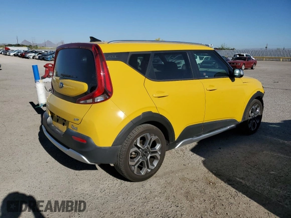 2020 Kia Soul S with VIN KNDJ23AU6L7047661, listed as a Copart auction lot 53344265 with 60,387 mi miles and Salvage Title. Bid and sale history available at carsss.com. Image 3.
