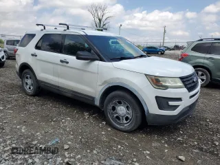 2016 Ford Police Interceptor Utility z VIN 1FM5K8AR4GGA08224, wystawiony jako Copart lot #56862745 z przebiegiem 122 780 mil mil oraz Tytuł czysty. Historia ofert i sprzedaży dostępna na DreamBid. Obrazek 4.