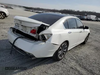 2015 Honda Accord Sport with VIN 1HGCR2F55FA060443, listed as a Copart auction lot 49102055 with 217,414 mi miles and Salvage Title. Bid and sale history available at DreamBid. Image 3.