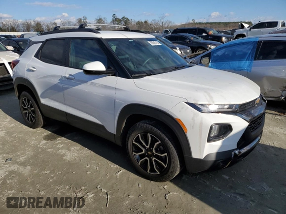 2023 Chevrolet TrailBlazer ACTIV with VIN KL79MSSL4PB137615, listed as a Copart auction lot 85645194 with 46,708 mi miles and Salvage Title. Bid and sale history available at DreamBid. Image 4.