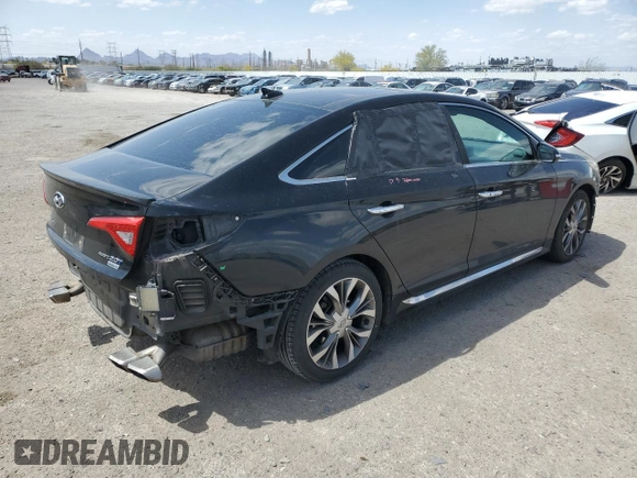 2015 Hyundai Sonata Sport with VIN 5NPE34AB5FH259115, listed as a Copart auction lot 50923435 with 115,160 mi miles and Salvage Title. Bid and sale history available at carsss.com. Image 3.