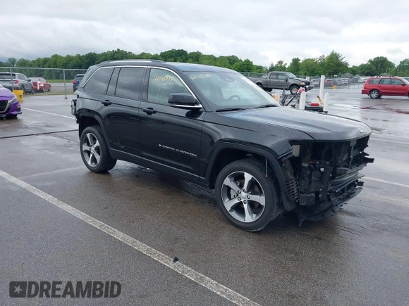 2023 Jeep Grand Cherokee Limited with VIN 1C4RJHBG8PC534059, listed as a IAAI auction lot 42531333 with 27,527 mi miles and . Bid and sale history available at DreamBid. Image 1.
