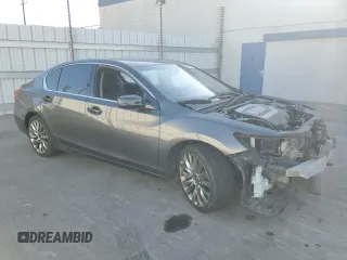 2016 Acura RLX Tech Pkg with VIN JH4KC1F57GC000996, listed as a Copart auction lot 83391544 with 97,707 mi miles and Salvage Title. Bid and sale history available at carsss.com. Image 4.