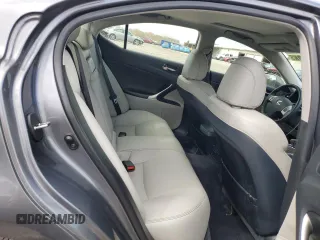 2012 Lexus IS 250 with VIN JTHCF5C21C5059392, listed as a Copart auction lot 49623775 with 62,501 mi miles and Salvage Title. Bid and sale history available at DreamBid. Image 10.
