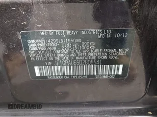 2013 Subaru Impreza Special Sports Limited с VIN JF1GPAU65D2805541, выставлен на аукционе IAAI как лот 41844365 с пробегом 95 859 миль миль и . История ставок и продаж доступна на DreamBid. Изображение 9.