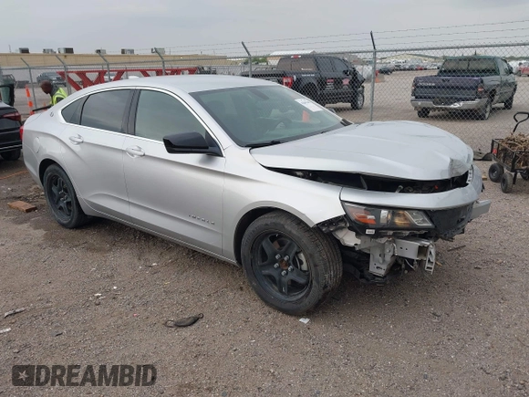 2017 Chevrolet Impala LS с VIN 2G11Z5SA7H9198244, выставлен на аукционе IAAI как лот 42047405 с пробегом 56 588 миль миль и . История ставок и продаж доступна на DreamBid. Изображение 1.