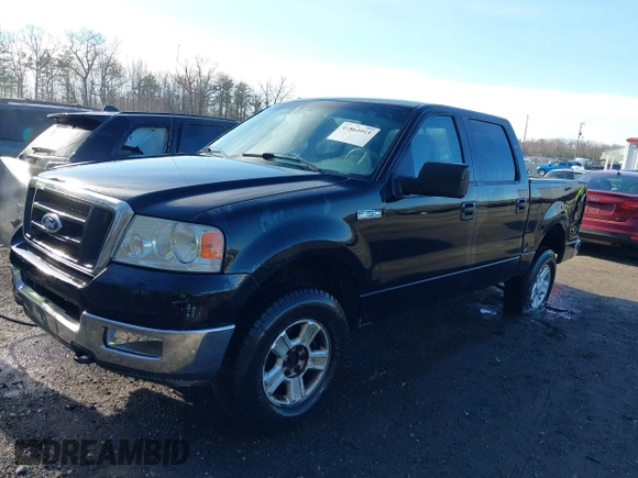 2004 Ford F-150 XLT with VIN 1FTPW14574KC88182, listed as a IAAI auction lot 41864915 with 189,626 mi miles. Bid and sale history available at carsss.com. Image 17.