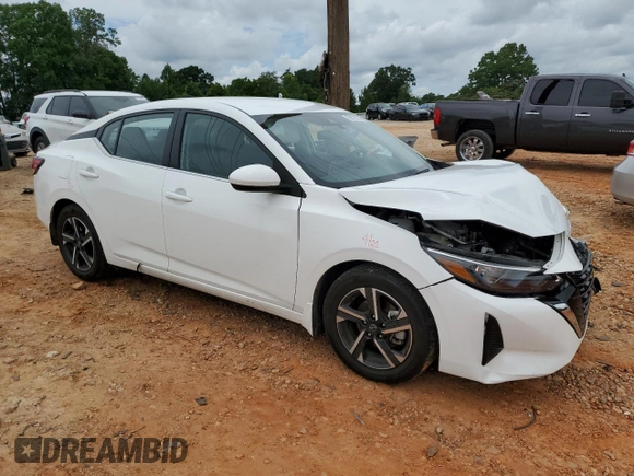 2024 Nissan Sentra SV with VIN 3N1AB8CV0RY294574, listed as a Copart auction lot 59872825 with 18,662 mi miles and Salvage title. Bid and sale history available at DreamBid. Image 4.