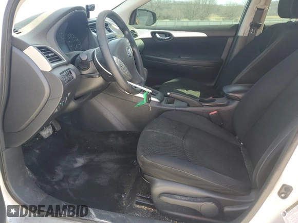 2016 Nissan Sentra SV with VIN 3N1AB7AP8GY218340, listed as a Copart auction lot 46777335 with 154,831 mi miles and Salvage Title. Bid and sale history available at DreamBid. Image 7.