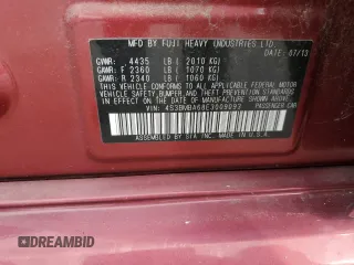 2014 Subaru Legacy 2.5i with VIN 4S3BMBA68E3009093, listed as a Copart auction lot 64075085 with 86,782 mi miles and Salvage title. Bid and sale history available at DreamBid. Image 12.