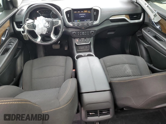 2020 GMC Terrain SLE with VIN 3GKALTEVXLL222431, listed as a Copart auction lot 80990714 with 69,204 mi miles and Salvage title. Bid and sale history available at DreamBid. Image 8.