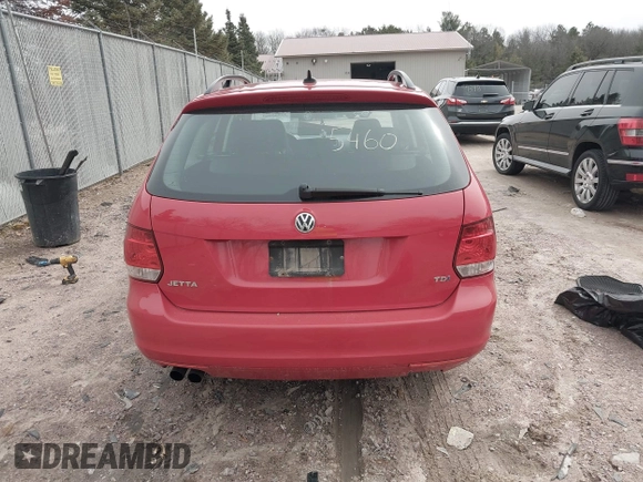 2012 Volkswagen Jetta SportWagen TDI with VIN 3VWPL7AJ7CM687465, listed as a IAAI auction lot 41945460 with 136,912 mi miles. Bid and sale history available at carsss.com. Image 16.