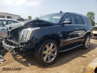 2017 Cadillac Escalade Luxury with VIN 1GYS4BKJ2HR369359, listed as a Copart auction lot 64617964 with 105,931 mi miles and Salvage Title. Bid and sale history available at carsss.com. Image 1.