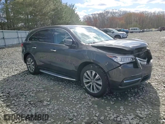 2015 Acura MDX Tech Pkg with VIN 5FRYD4H47FB008644, listed as a Copart auction lot 52514695 with 116,291 mi miles and Salvage Title. Bid and sale history available at carsss.com. Image 12.
