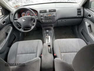2004 Honda Civic LX with VIN 2HGES16544H532301, listed as a Copart auction lot 85538804 with 69,604 mi miles and Salvage Title. Bid and sale history available at DreamBid. Image 8.