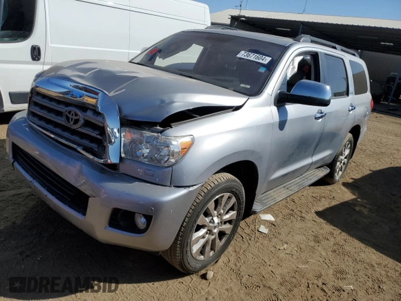 2014 Toyota Sequoia Platinum with VIN 5TDDW5G17ES104467, listed as a Copart auction lot 73671604 with 73,629 mi miles and Salvage Title. Bid and sale history available at carsss.com. Image 1.