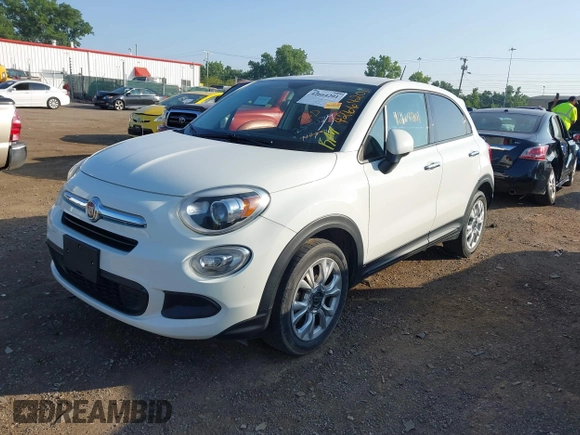 2016 FIAT 500X Easy with VIN ZFBCFXBT6GP362074, listed as a IAAI auction lot 42664201 with 109,121 mi miles and . Bid and sale history available at DreamBid. Image 2.