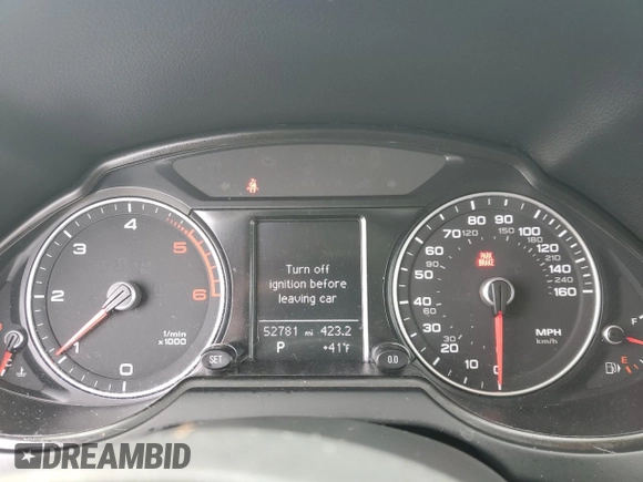 2014 Audi Q5 Premium Plus z VIN WA1CMAFP3EA093216, wystawiony jako Copart lot #50207415 z przebiegiem 52 781 mil mil oraz Szkoda całkowita • Salvage title. Historia ofert i sprzedaży dostępna na DreamBid. Obrazek 9.