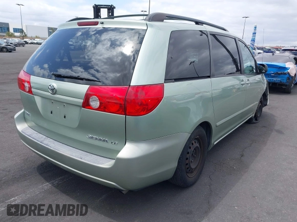 2008 Toyota Sienna CE with VIN 5TDZK23C58S148429, listed as a IAAI auction lot 42127318 with 152,163 mi miles and . Bid and sale history available at DreamBid. Image 4.