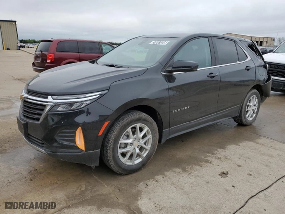 2023 Chevrolet Equinox LT with VIN 3GNAXUEG5PL203483, listed as a Copart auction lot 51611525 with 59,684 mi miles and Clean Title. Bid and sale history available at carsss.com. Image 1.