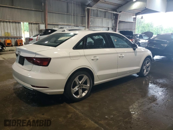 2017 Audi A3 Sedan Premium with VIN WAUAUGFF8H1052699, listed as a Copart auction lot 50147274 with 125,976 mi miles. Bid and sale history available at carsss.com. Image 3.