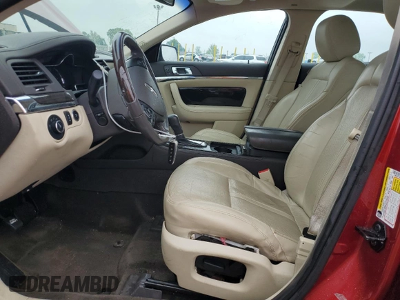 2013 Lincoln MKS EcoBoost with VIN 1LNHL9FTXDG606799, listed as a Copart auction lot 57469995 with 80,168 mi miles and Salvage title. Bid and sale history available at DreamBid. Image 7.