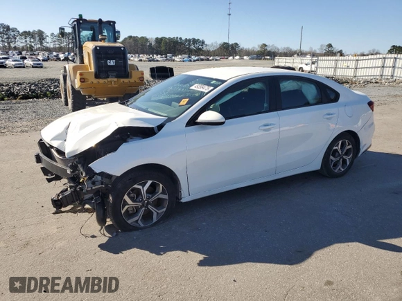 2021 Kia Forte LXS with VIN 3KPF24ADXME372181, listed as a Copart auction lot 49399475 with 18,153 mi miles and Salvage Title. Bid and sale history available at carsss.com. Image 1.
