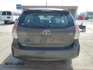 2016 Toyota Prius Two with VIN JTDZN3EU5GJ041430, listed as a Copart auction lot 53483425 with 61,633 mi miles and Salvage Title. Bid and sale history available at DreamBid. Image 6.