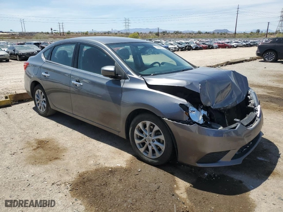 2019 Nissan Sentra SV with VIN 3N1AB7AP3KL609997, listed as a Copart auction lot 51462825 with 80,402 mi miles and Salvage Title. Bid and sale history available at carsss.com. Image 4.