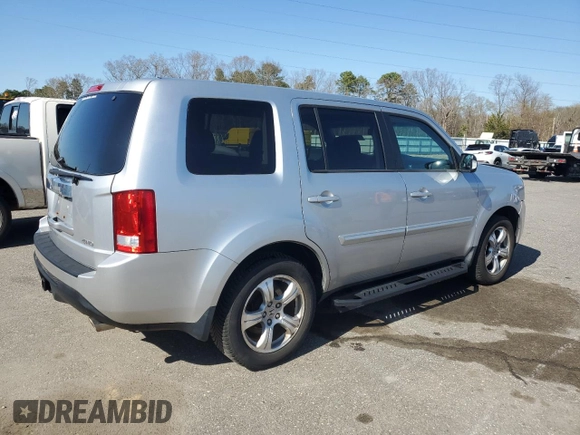 2012 Honda Pilot EX-L with VIN 5FNYF4H51CB064188, listed as a Copart auction lot 52684725 with 113,364 mi miles and Salvage Title. Bid and sale history available at DreamBid. Image 3.