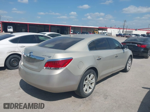 2010 Buick LaCrosse CXL with VIN 1G4GD5EG7AF308430, listed as a IAAI auction lot 42445323 with 144,205 mi miles and . Bid and sale history available at DreamBid. Image 4.