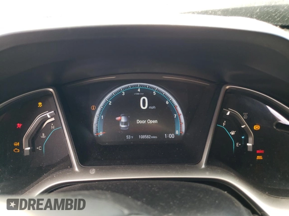 2017 Honda Civic Sedan EX-L with VIN 2HGFC1F72HH645642, listed as a Copart auction lot 46024185 with 108,582 mi miles and Salvage Title. Bid and sale history available at carsss.com. Image 9.