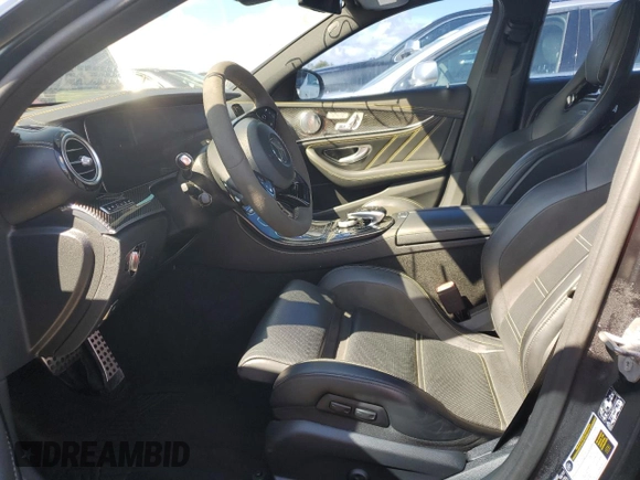 2018 Mercedes-Benz E-Class AMG E 63 S with VIN WDDZF8KB2JA229168, listed as a Copart auction lot 73522994 with 59,988 mi miles and Non Repairable. Bid and sale history available at carsss.com. Image 7.
