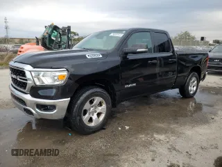 2022 Ram 1500 Big Horn z VIN 1C6RREBT9NN354909, wystawiony jako Copart lot #42535305 z przebiegiem 66 260 mil mil oraz Czysty tytuł • Clean title. Historia ofert i sprzedaży dostępna na DreamBid. Obrazek 1.