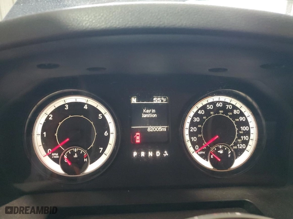 2016 Ram 1500 Big Horn with VIN 1C6RR7GT7GS258155, listed as a Copart auction lot 51526575 with 82,005 mi miles and Salvage Title. Bid and sale history available at carsss.com. Image 9.