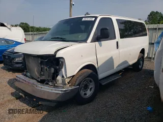 2019 Chevrolet Express Passenger LT с VIN 1GAZGMFP7K1291732, выставлен на аукционе Copart как лот 59741345 с пробегом 155 975 миль миль и Списание • Salvage title. История ставок и продаж доступна на DreamBid. Изображение 1.