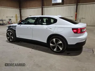 2023 Polestar 2 with VIN YSMEG3KA1PL159907, listed as a Copart auction lot 74994324 with 19,591 mi miles and Clean Title. Bid and sale history available at carsss.com. Image 2.