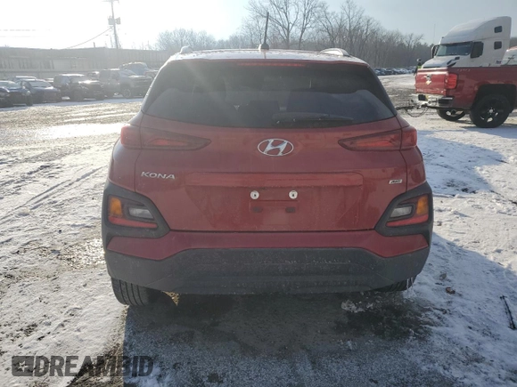 2020 Hyundai Kona SEL with VIN KM8K2CAA9LU588534, listed as a Copart auction lot 88657985 with 47,043 mi miles and Salvage Title. Bid and sale history available at carsss.com. Image 6.
