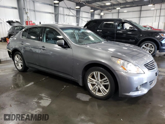 2015 Infiniti Q40 with VIN JN1CV6AR2FM520087, listed as a Copart auction lot 71186804 with 87,883 mi miles and Salvage Title. Bid and sale history available at carsss.com. Image 4.
