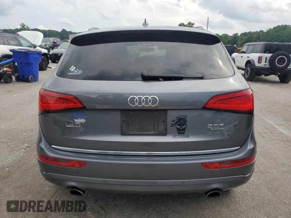 2016 Audi Q5 Premium Plus z VIN WA1L2AFP9GA133789, wystawiony jako Copart lot #58115605 z przebiegiem 92 651 mil mil oraz Szkoda całkowita • Salvage title. Historia ofert i sprzedaży dostępna na DreamBid. Obrazek 6.