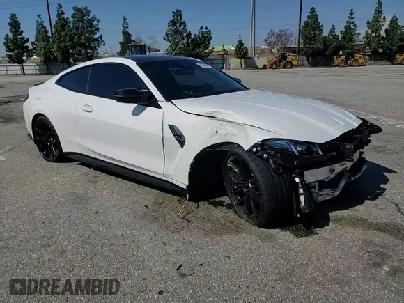 2025 BMW M4 Competition with VIN WBS23HK09SCS16550, listed as a Copart auction lot 48350975 with 6,914 mi miles and Salvage Title. Bid and sale history available at carsss.com. Image 11.