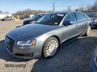 2015 Audi A8 4.0T z VIN WAU32AFD7FN039765, wystawiony jako Copart lot #47642605 z przebiegiem 85 002 mil mil oraz Szkoda całkowita • Salvage title. Historia ofert i sprzedaży dostępna na DreamBid. Obrazek 1.